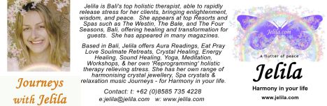 Jelila Bali's Top Holistic Healer Spiritual Guidance  www.jelila.com