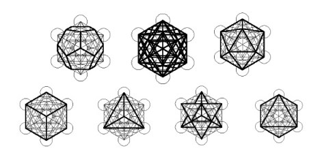 The Platonic Solids, Derived from Metatron's Cube - Jelila - www.jelila.com
