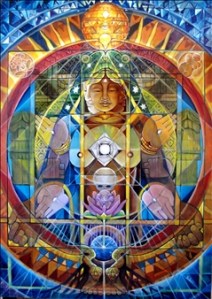 Sacred Shape Geometry Light Language Grid example for Happy Marriage, by Jelila   www.jelila.com Agora Gallery image