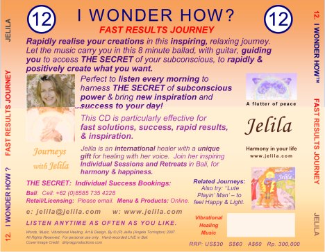 Jelila is Bali's best-loved international healer.  She brings light to your life and enables you to live in an easier, more satisfying way.  Discover your positive life change choices now, by clicking: http://atomic-temporary-5969783.wpcomstaging.com/2009/11/06/discover-a-bold-new-you/