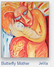 Butterfly Mother by Jelila - we are the butterfly and the blossomer of the Butterfly within! - visit my art! - www.jelila.com
