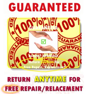 Guaranteed against Breakage - Return Anytime for Free Repair or Replacement - www.jelila.com