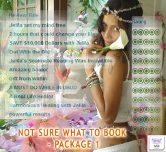 Not Sure What To Book Package 1 - with Jelila - www.jelila.com