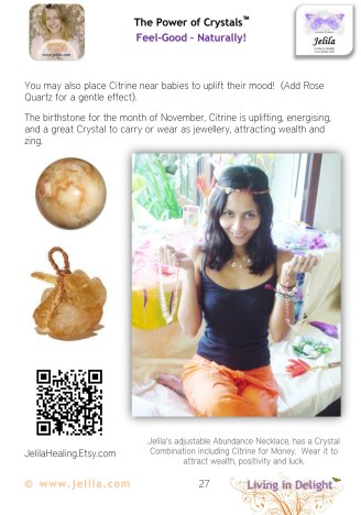 Want to know all about the power of crystals and how to use for personal wellbeing and healing others? Read my Book! Jelila - www.jelila.com