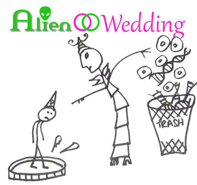 How would you feel if someone stole your DNA and changed it without your consent?  ALIEN WEDDING by Jelila - www.jelila.com