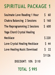 Spiritual Package 1 - in Ubud Bali or Online with Jelila - www.jelila.com