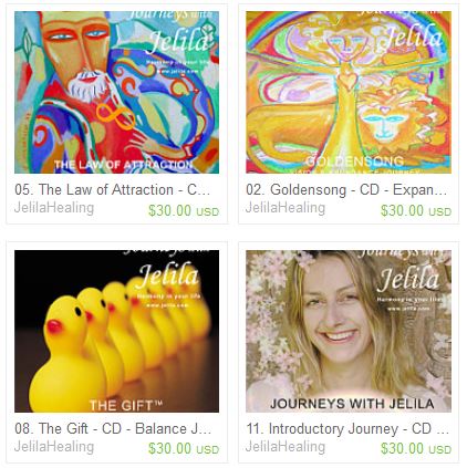 Collect all 14 Shamanic Healing Music Journey CDs for Harmony and wellbeing in every area of your life. Vibrational Healing harmonises you every time you listen. Jelila - www.jelila.com