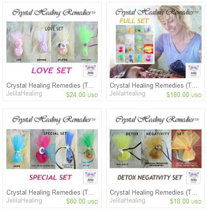 Collect 18 Crystal Healing Remedies for Harmony and wellbeing supporting every area of your life. by Jelila - www.jelila.com
