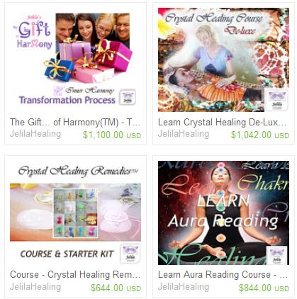 Packages, The Gift of Harmony Transformation Process, Crystal Healing Courses and Other Spiritual Courses Meditation Healing etc for Harmony and wellbeing www.jelila.com