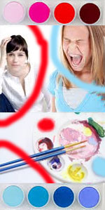 Palette of Feelings - don't block the shades of feelings available to you - you need all the colours for your free expression and choice!