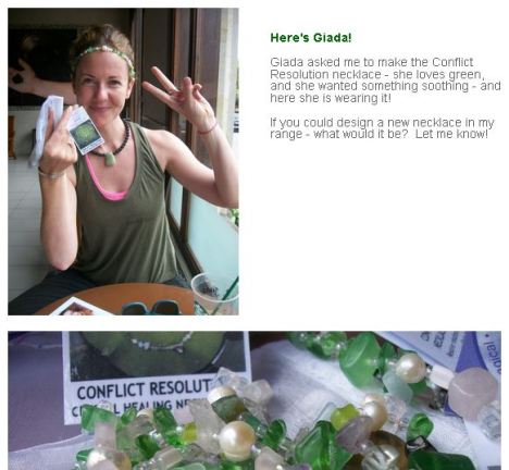 giada w conflict necklace by jelila