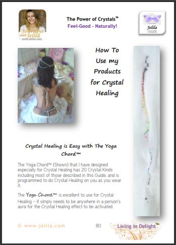 Chakra Balancing Crystals - The Yoga Chord - a rainbow of Chakra Crystals. Are your Chakras blocked?